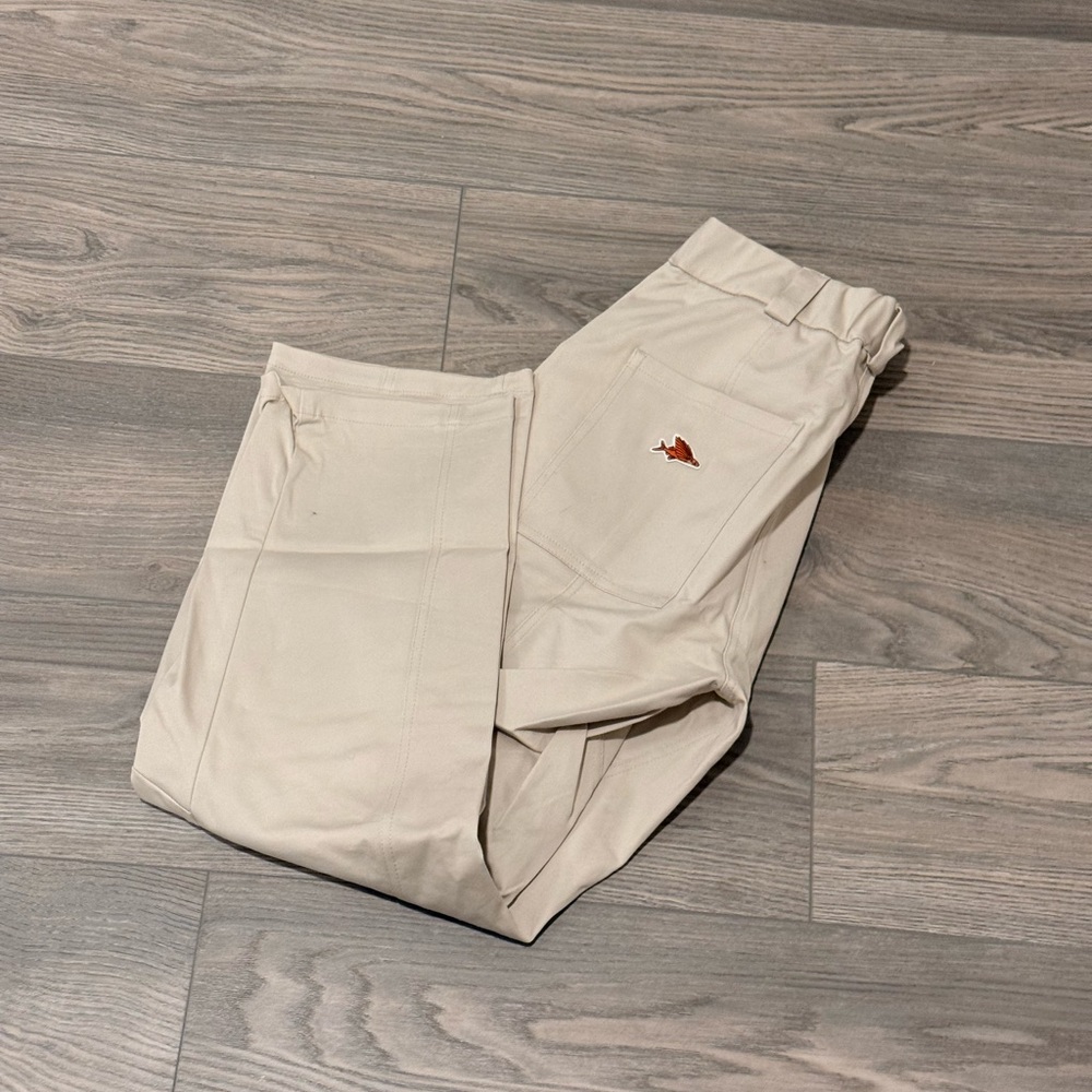 Cafe Du Cycliste Men's Cream Cargo Pants